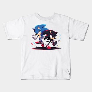 sonic and shadow Kids T-Shirt